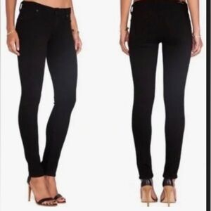 Citizens of Humanity Avedon Stick Skinny Leg Black Jeans Size 26